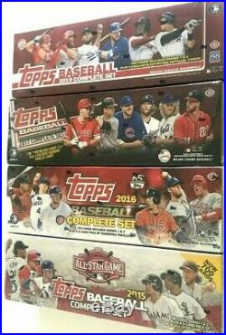 2015 All-star, 2016, 2017 & 2019 Hobby Topps Baseball Factory Set Combo