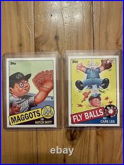 2015 Topps GARBAGE PAIL KIDS SERIES 1 COMPLETE ALL 10 GPK BASEBALL CHASE SET NEW
