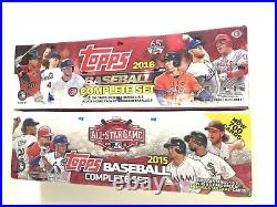 2016 Topps Hobby & 2015 Topps All Star Baseball Factory Set Combo