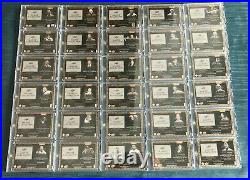 2016 UD All Time Greats Master Collection Silver Logo Patch Complete Set 31/50