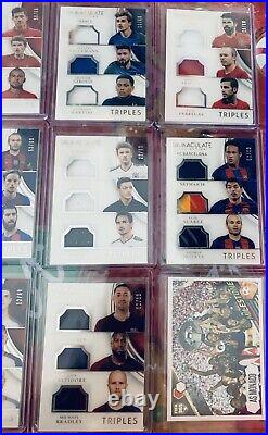 2017 Immaculate Team Triples /set Of 17 Beautiful Cards All Mint
