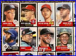 2018/19 Topps Living Set 57 Different Cards Judge Hoskins Jeter Trout All Nice