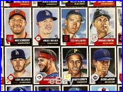 2018/19 Topps Living Set 57 Different Cards Judge Hoskins Jeter Trout All Nice