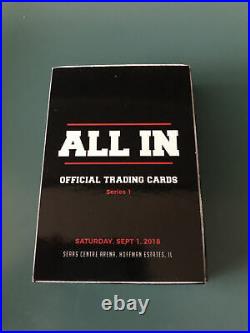 2018 All In Trading Card Set 1-36 Omega Britt Baker AEW Never Opened Rookie RC