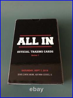 2018 All In Trading Card Set 1-36 Omega Britt Baker AEW Never Opened Rookie RC