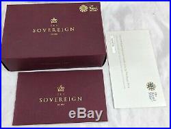 2018 Royal Mint Gold Proof 3 Coin Sovereign Set All Original Boxing And Papers
