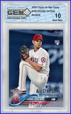 2018 Topps Complete Set Shohei Ohtani RC Series 2 All-Star Game Edition #700 Gem
