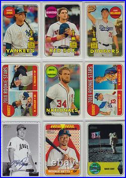 2018 Topps Heritage Complete Master Set (600 Cards) ALL SLEEVED Base SPs Inserts