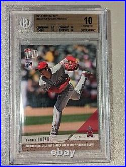 2018 Topps Now Shohei Ohtani RC FULL Set of all 5 Pristine BGS 10 Wow INVEST