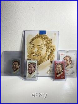2019 Topps Allen and Ginter Post Malone COMPLETE SET ALL CARDS #