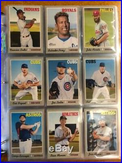 2019 Topps Heritage Complete MASTER Set with all SP's and Inserts 585 Cards MINT