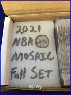 2020-21 Nba Mosaic Full Set 1-300 Pack Fresh And All Sleeved