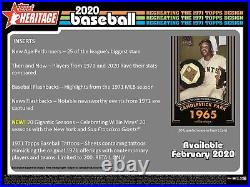 2020 Topps Heritage Baseball (590) Card Master Set All Base + SPs + Inserts