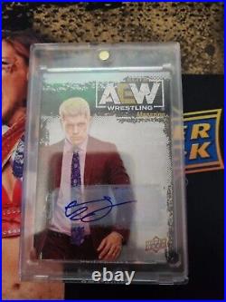 2021 AEW All Elite Wrestling Magazine Pyro Autograph Cody Rhodes #85 very rare