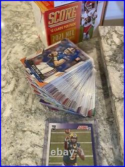 2021 Score Football Complete Master Set (1-500) ALL ROOKIES + INSERTS SLEEVED