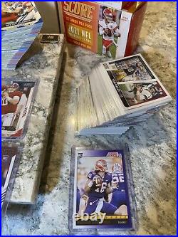 2021 Score Football Complete Master Set (1-500) ALL ROOKIES + INSERTS SLEEVED