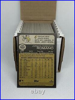 2022 Topps Heritage Complete Set #1-#725 All 125 SPs and 600 base cards