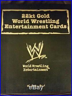 22KT Gold World Wrestling Federation Cards (all 120 cards)