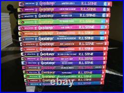 62 COMPLETE SET 1-62 GOOSEBUMPS ALL ORIGINAL SERIES BOOKS! 4 WithCOLLECTIBLES