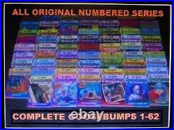 62 Complete Set Goosebumps All Original Series Books! By Rl Stine