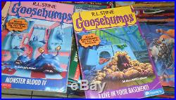 62 Goosebumps Complete Set-all original covers 1 to 62 R. L. Stine! #11 withmask