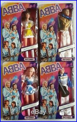 ABBA set of 4 matchbox dolls boxed all original 1978