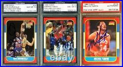ALL 132+11 Basketball CARDS AUTOGRAPHED COMPLETE SET 1986 Fleer MICHAEL JORDAN