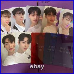 ASTRO Cha Eunwoo Official 7 Photocards & 3 Massage Cards Set All Yours Makestar