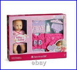 American Girl Bitty Baby Doll Set Bundle Blond Blue Eyes BB3 New in box