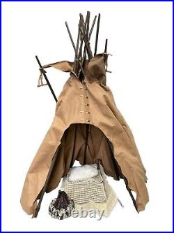 American Girl Doll Kaya Teepee and Accessories Set Indian Play set