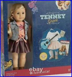 American Girl TENNEY GRANT Doll GIFT SET DOLL, OUTFIT ACCESSORIES GUITAR NIB