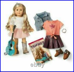 American Girl TENNEY GRANT Doll GIFT SET DOLL, OUTFIT ACCESSORIES GUITAR NIB