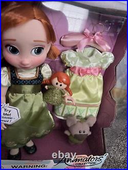 Anna and Elsa Singing Deluxe Set Disney Animators Collection Lot 3 Box Lot All 3