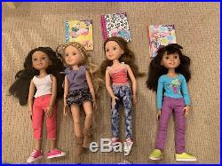 BFC Ink doll Set Of 4 Dolls With All The Original Outfits Plus Accessories
