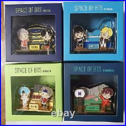 BTS korea seoul Lotte POP UP Store Official Goods 4 City TinyTAN magnet set