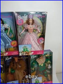 Barbie Complete Set Wizard of Oz 1999 Including All Three Munchkins, NRFB