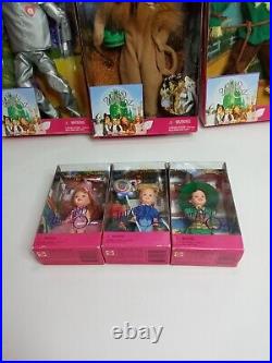 Barbie Complete Set Wizard of Oz 1999 Including All Three Munchkins, NRFB