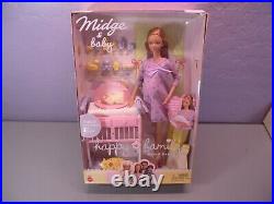 Barbie Happy Family Pregnant Midge and Baby Set 2002 Mattel No. 56663 NRFB NOS