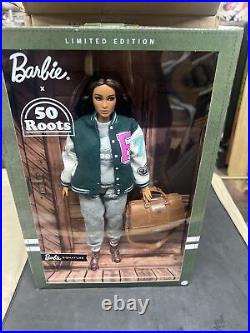 Barbie x Roots 50th Anniversary Limited Edition Doll 2023 IN HAND