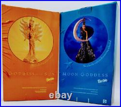 Bob Mackie Collectible Barbie Doll Set Goddess of the Sun & Moon Goddess -RARE