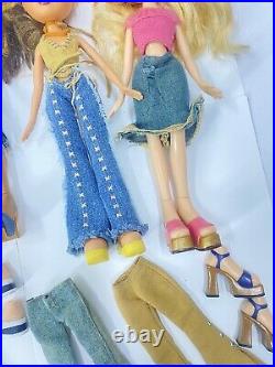 Bratz Strut It Sasha Yasmin Meyghan Set All Dolls! Clothes Accessories +