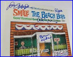 Brian Wilson THE BEACH BOYS Signed Autograph SMiLE Album LP Box Set by All 4