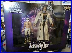 Brodie Lee Negative 1 AEW Ringside Collectibles Exclusive Wrestling Figure Set
