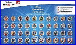 COMPLETE DISNEY INFINITY 2.0 Originals & Marvel Heroes Power Disc Set All 80 New