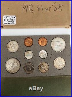 Complete, All Original 1948- 23 Piece Mint Set, Original Cardboard/paper Holders