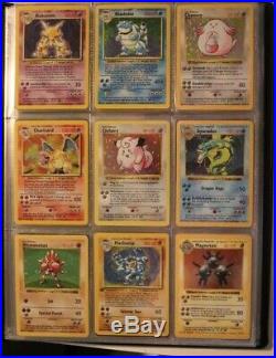 Complete Original Base Set Pokemon Cards All 102 Cards 54 Shadowless