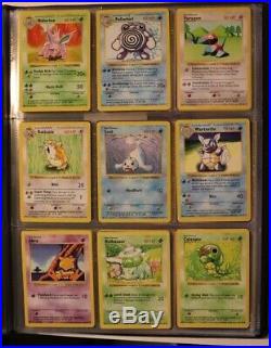 Complete Original Base Set Pokemon Cards All 102 Cards 54 Shadowless