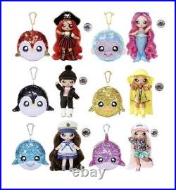 Complete Set Na Na Na Surprise Sparkle Series 1 Sparkly Sequin Purse 6 Dolls NEW