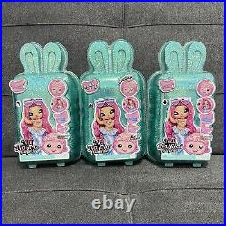 Complete Set Na Na Na Surprise Sparkle Series 1 Sparkly Sequin Purse 6 Dolls NEW