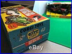 Corgi Toys Gift Set 40 A Avengers set Mint Boxed all original and superrare